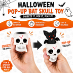 6Pcs Halloween Skull Stress Balls-Skull Squeeze Toy with Relieves Stress