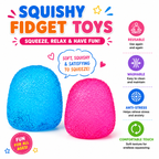 2 Pack Gumdrop Squishy Toys – Soft Sensory Squeeze Fidget Toys for Kids & Adults