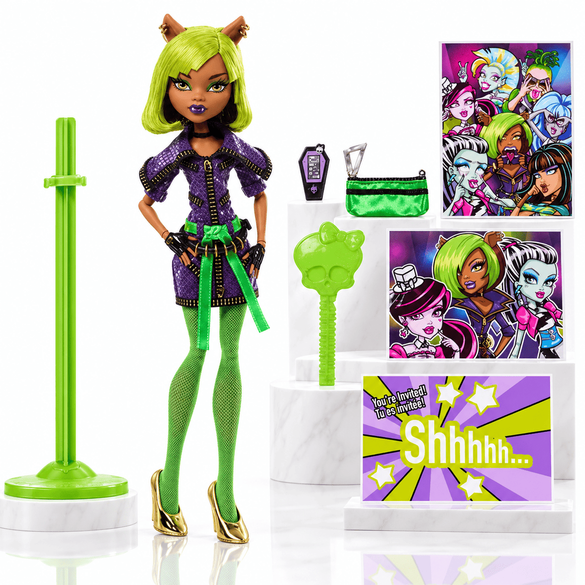 Monster High Dawn of the Dance Clawdeen Wolf Reproduction Doll