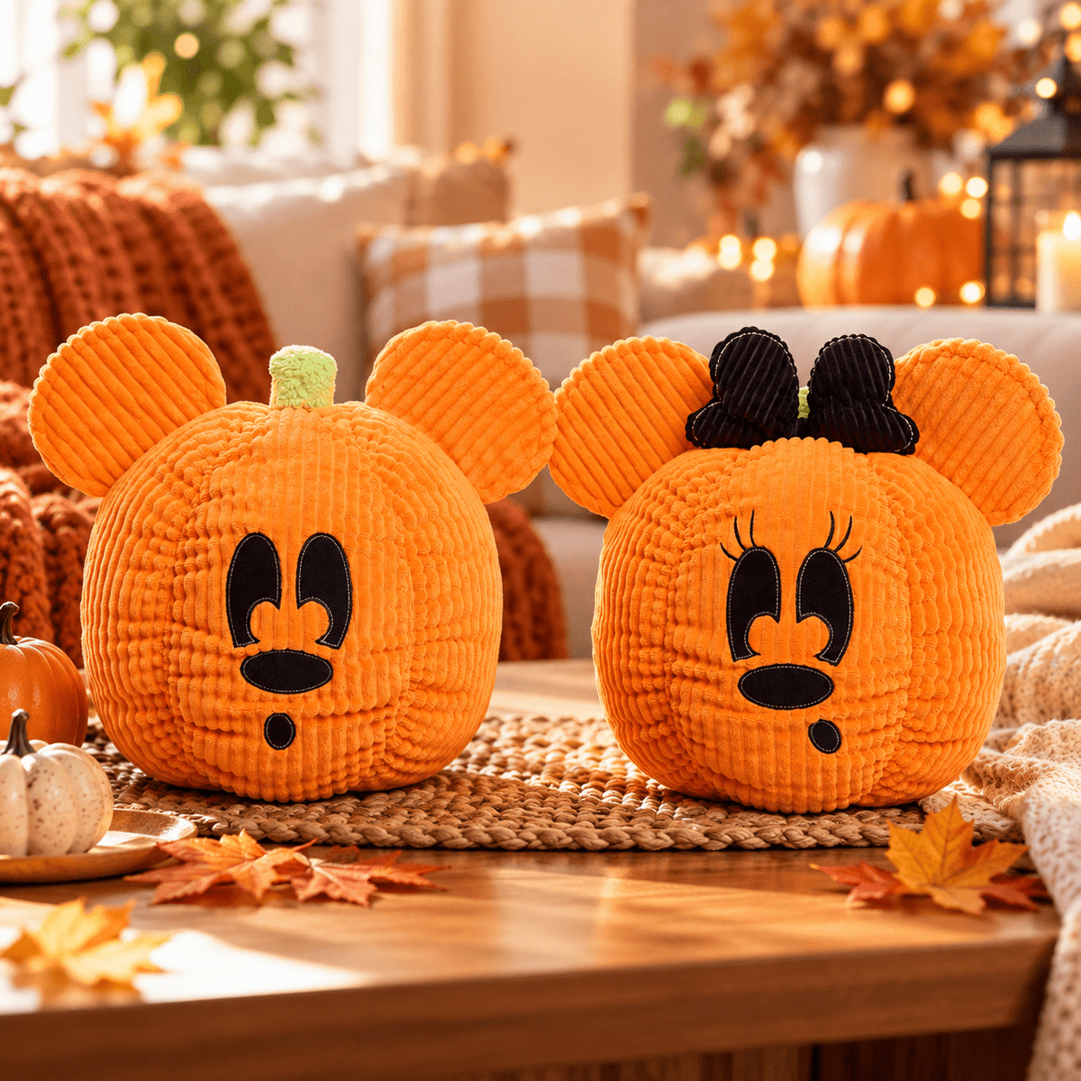 Just Play Disney Halloween Large Mickey or Minnie Plush