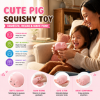 Cute Pig Squishy Toy – Soft Sensory Fidget Squeeze Toy for Kids, Birthday Gifts & Party Favors