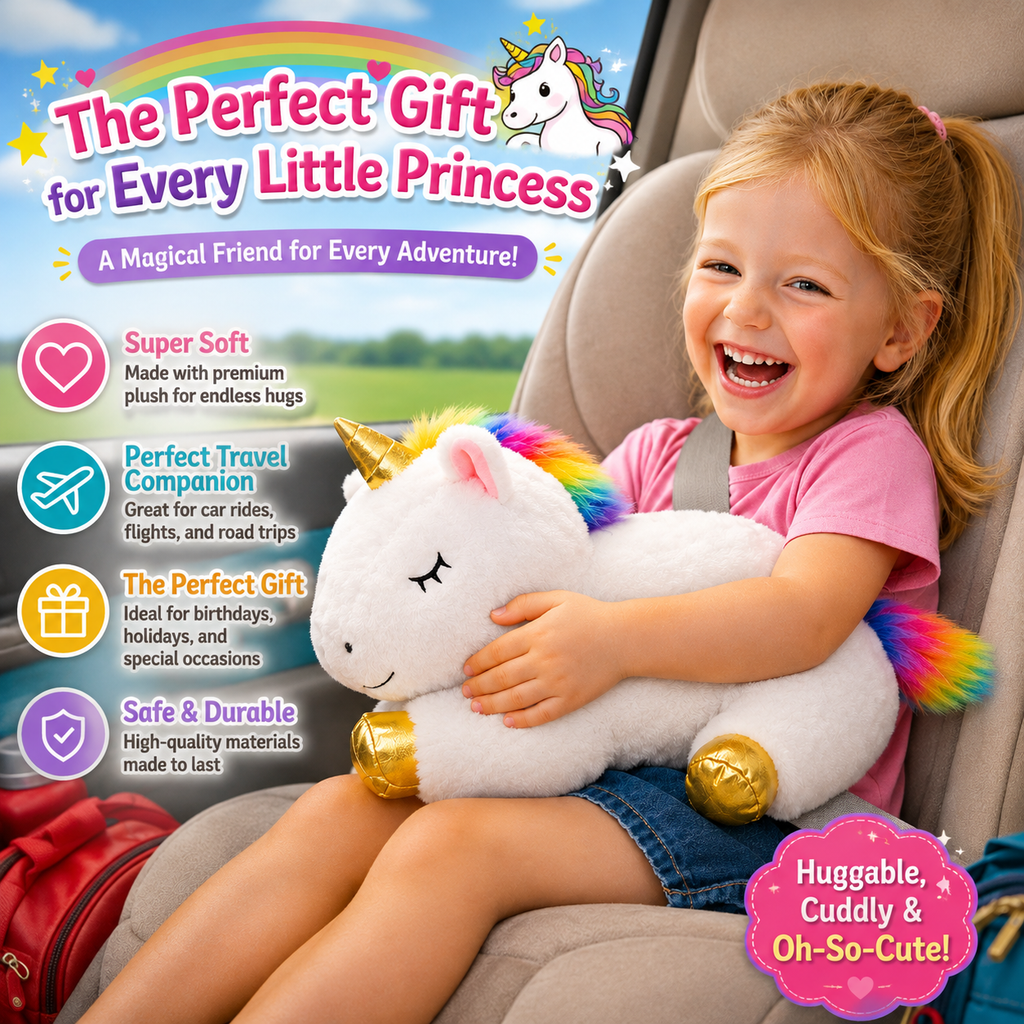 Toy for Girls Ages 0 1 2 3 4 5 6 7 8+ Years - Unicorn Mommy Stuffed Animal, Soft Unicorn Plush Toy, Christmas Birthday Gifts for Baby, Toddler, Kids