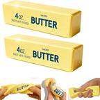 2Pcs Slow Rising Butter Squishy Toy - Squishy Butter Stick - Food Squishies Swuishy Butter Stress Ball - ﻿Butter Squishy Cheap Suitable for Adults and Children - Home - Office - Travel（Yellow）