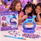 Cool Maker KPop Demon Hunters Bracelet Maker Set with 1200 Beads – 2-Pack Combo, Ages 7+