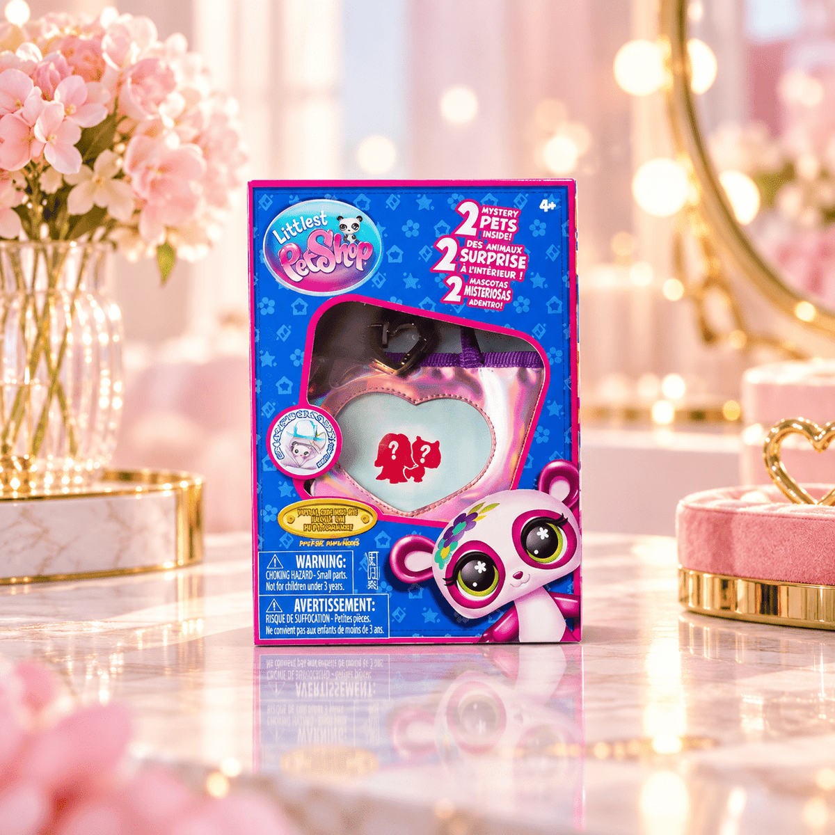 Littlest Pet Shop Deluxe Surprise Reveal Collectible Figures Divas on the Go – 6pc