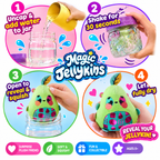 Magic Jellykins Water-Activated 3-Inch Surprise Toys 2-Pack - Exclusive Color-Changing Toy Truck - Water Table Playset - Authentic Details - Pretend Play Gifts..