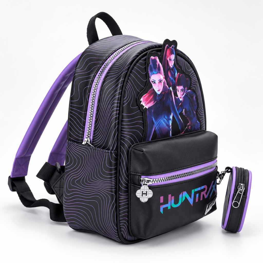 KPop Demon Hunters Mini Backpack with Matching Coin Pouch Charm