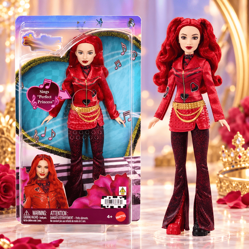 Disney Descendants Red Singing Fashion Doll with Signature Outfit & Accessories