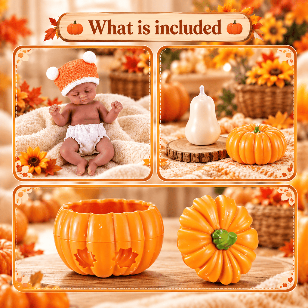 ZURU My Mini Baby Doll Toy – Pumpkin Patch — 2-Pack