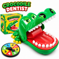 Upgraded Crocodile Teeth Dentist Game For Kids, Alligator Push Teeth Down - Funny Board Game