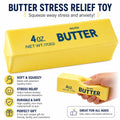 1pc Butter Stick Squishy Fidget Toy Soft Stress Relief ADHD Anxiety Squeeze