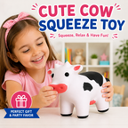 Cute Cow Squishy Squeeze Toy – Soft Sensory Fidget Toy for Kids