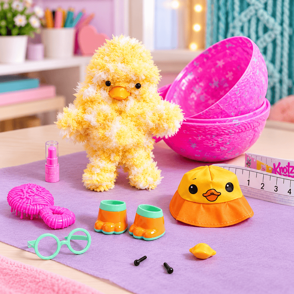 Just Play Knotz Color Twist Series 2 Animal DIY Kids' Toy – Creative Craft Activity Set, Pack of 2, Ages 8+