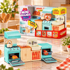 Mini Brands Magic Cook Kitchen Playset Series 1 by ZURU, Miniature Kitchen Set with Utensils & Accessories