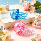 2Pcs Jellyfish Squeeze Toys – Cute Malt Sugar Ball Sensory Fidget Toys