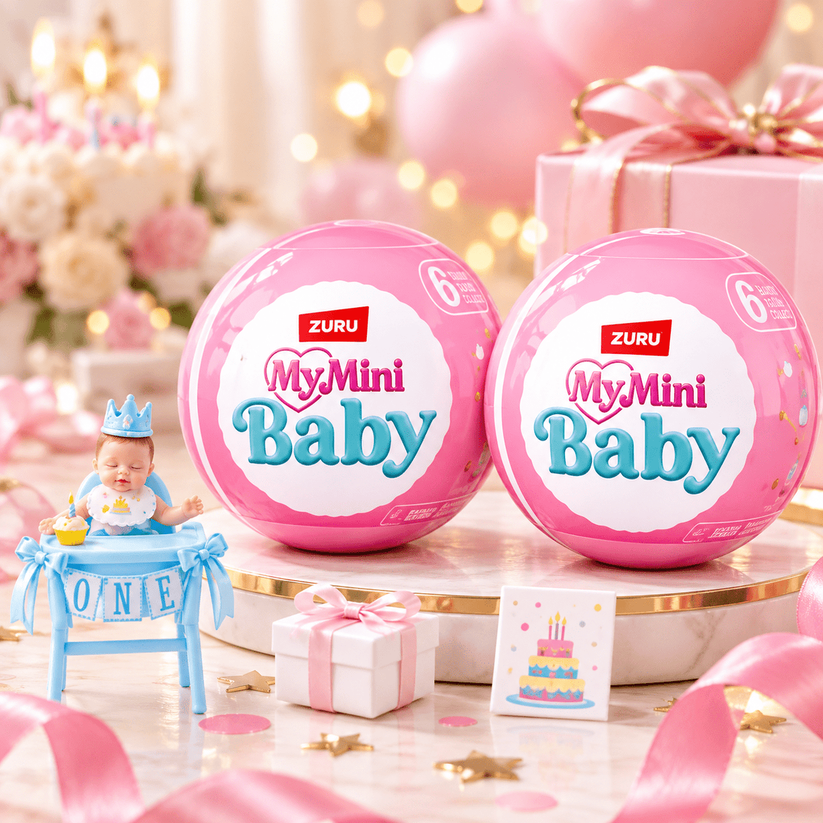 ZURU My Mini Baby Birthday Series 1 Miniature Collectible Toy — Single Pack