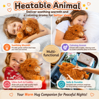 Highland Cow Stuffed Animal – Microwavable Heatable & Coolable Lavender Scented Plush
