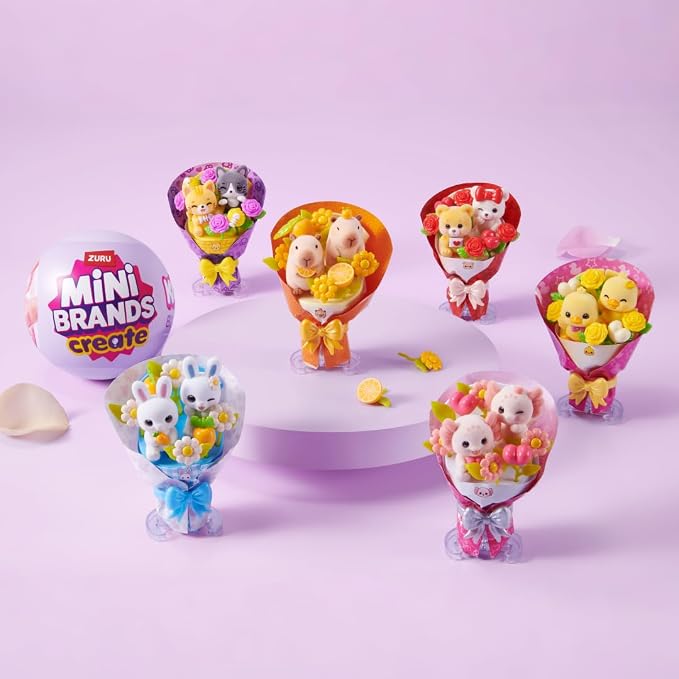 ZURU Mini Brands Create Kawaii Bouquets Mystery Capsule DIY Mini Collectible Toy