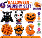 6 Pack Halloween Taba Squishy Fidget Toys