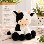 9" Cow Stuffed Animals Soft Cuddly Cow Plush Stuffed Animal Toy