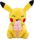Pikachu Plush with Ice Cream - 8-Inch Pikachu Plush with Unique Accessory
