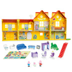 Peppa Pig Peppa's Big Family House Playset with 3 Figures, 11 Accessories, Baby Evie, Preschool Toys for Girls and Boys 3 and Up
