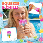 Ice Cream Squishy Toy - Summer Sensory Stress Relief Squeeze Popsicle