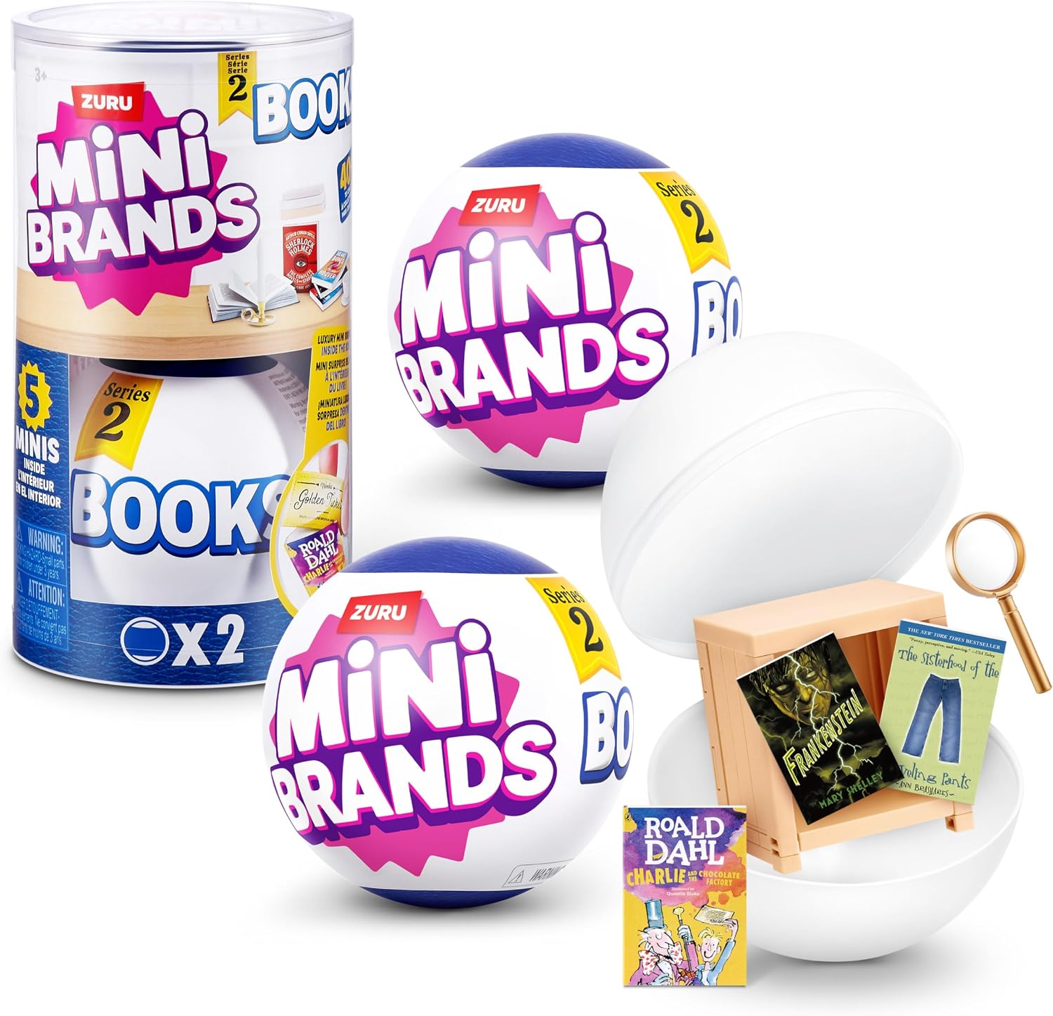 Mini Brands Home Books My Mini Baby Disney Mystery Capsule Toy Bundle