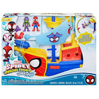 Spidey and HIS Amazing Friends Marvel Water-Webs Webs Ahoy Bubble Pirate Ship Toy, 3-Inch Action Figures & Boat Playset, Super Hero Toys, 3+ Years