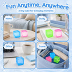 Cube Stress Ball – Sensory Toy - Soft Squeeze Fidget Toy for Stress Relief