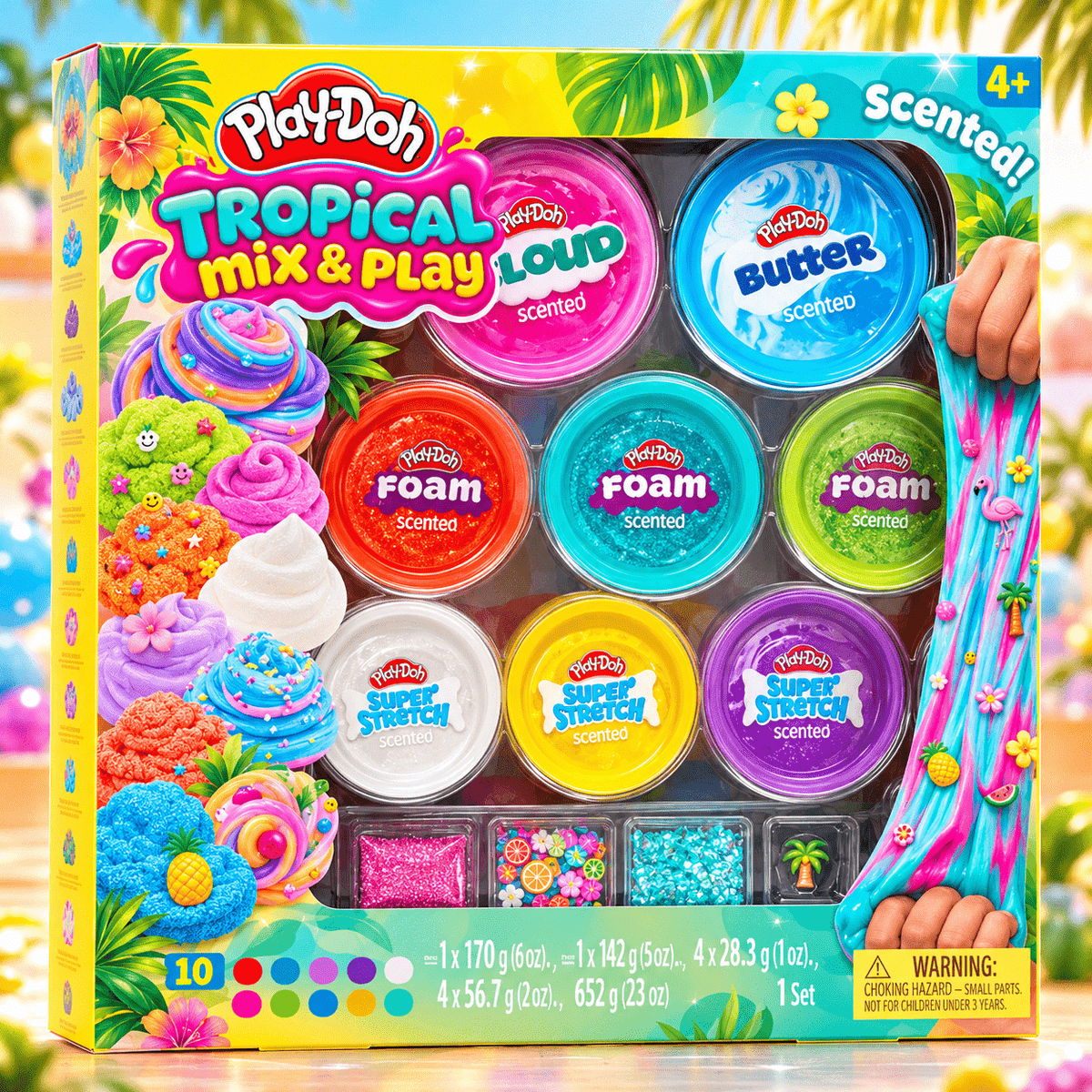 Play-Doh Mix & Play Scented Slimes, 10 pk. — Kawaii