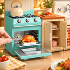 Mini Brands Magic Cook Kitchen Playset Series 1 by ZURU, Miniature Kitchen Set with Utensils & Accessories