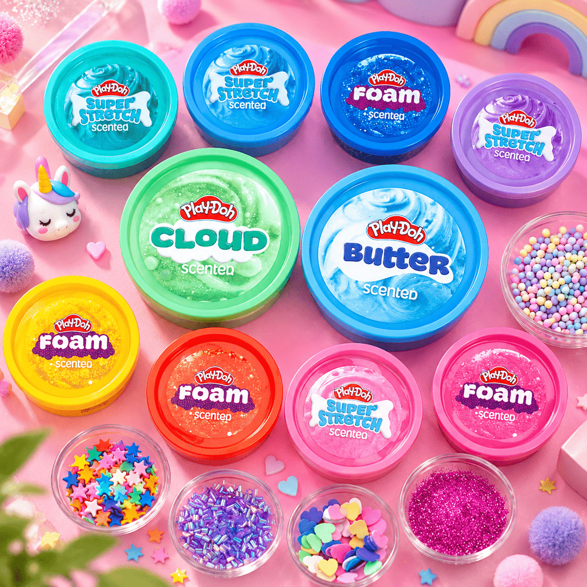 Play-Doh Mix & Play Scented Slimes, 10 pk. — Tropical