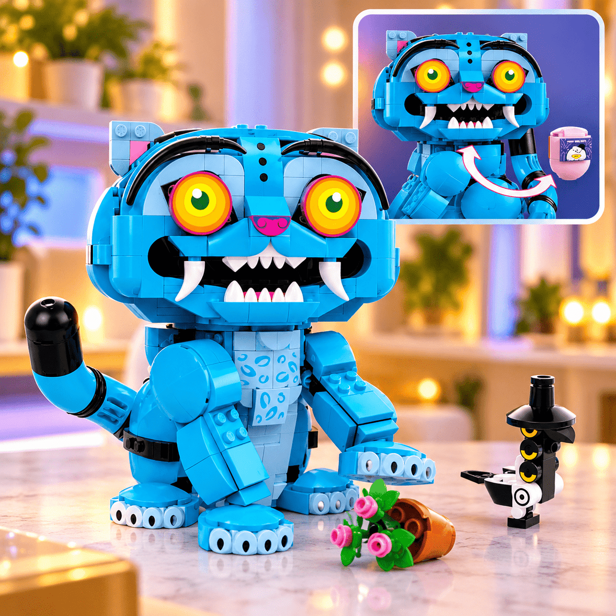 LEGO KPop Demon Hunters Derpy Tiger and Sussie Bird 72537