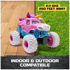 Monster Jam, Official Sparkle Smash Remote Control Vehicle Indoor & Outdoor, 1:15 Scale, 2.4 GHz, Toys for Boys and Girls Ages 4 and Up