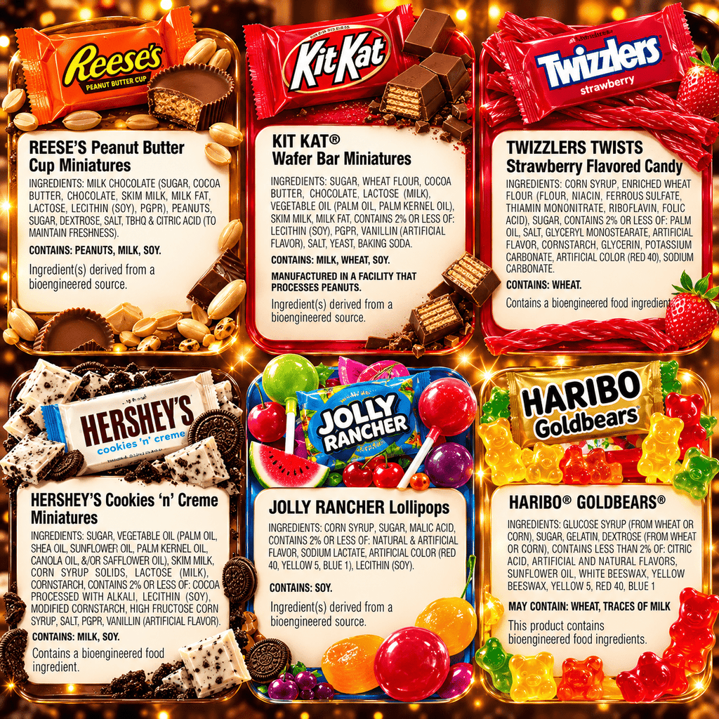 Hershey Assorted Halloween Candy Bulk Bag, 55.33 oz, 180 Pieces