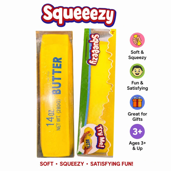 Butter Squishy Toy – Soft Slow Rising Sensory Fidget Squeeze Toy for Kids & Adults