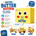New Upgraded Smile Face Butter Squishy Toys - Slow Rebound Dumpling Squishy - Soft Stretchy Sensory Squeeze Toys - Stress Relief Fidget Toys - Office Desk Toys & Daily Leisure Gifts (Smiley)
