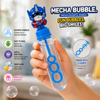 Transform Robot Party Favors Bubble Wands for Kids Rescue Robot Bubbles Birthday Party Supplies Goody Bag Stuffers Bubble Toy 24 pcs