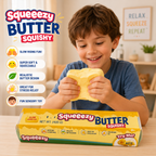 Jumbo Butter Squishy - Squeeze & Play 14oz Big Butter Stick Stress Relief Sensory Fidget Toys - Teens & Adults - Slow Rising Food Squishy for Autism, ADHD - Party Favors Gifts