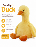 Duck Stuffed Animal - Stuffed Duck Plush Toys - Birthday for Kid Boys Girls (10inch-Yellow)