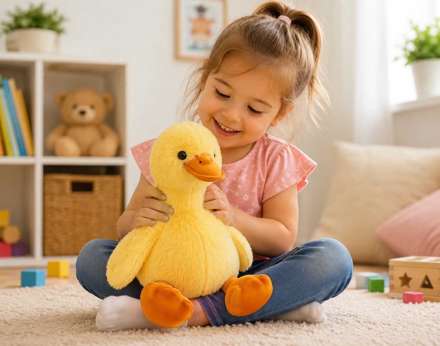 Duck Stuffed Animal - Stuffed Duck Plush Toys - Birthday for Kid Boys Girls (10inch-Yellow)