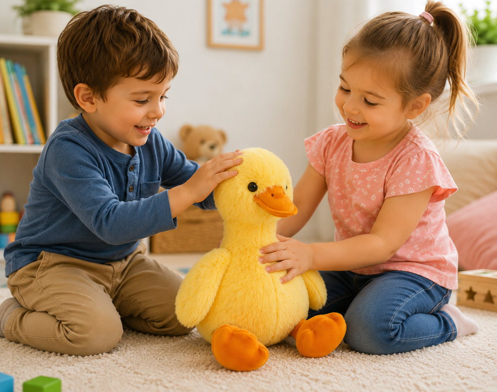 Duck Stuffed Animal - Stuffed Duck Plush Toys - Birthday for Kid Boys Girls (10inch-Yellow)
