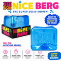 Kiddo Toy World NeeDoh Nice Berg - Giant NeeDoh Nice Cube - Squishy Fidget - Stress Cube - Stress Relief - Sensory Squeeze Toy with a Super Solid Squish (Pack of 1)