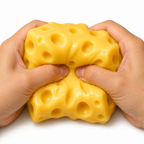 Cheese Squishy - Stress Relief - Original Sensory Food Squishy - Stress Relief Fidget Toy - Stress Balls for Adults