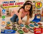 28 Pack Pull Back Cars for Kids - Mini Vehicles Toy Bulk Party Favor Race Cars Toys - Goodie Bag Stuffers - Pinata Fillers for Boys Girls Toddlers