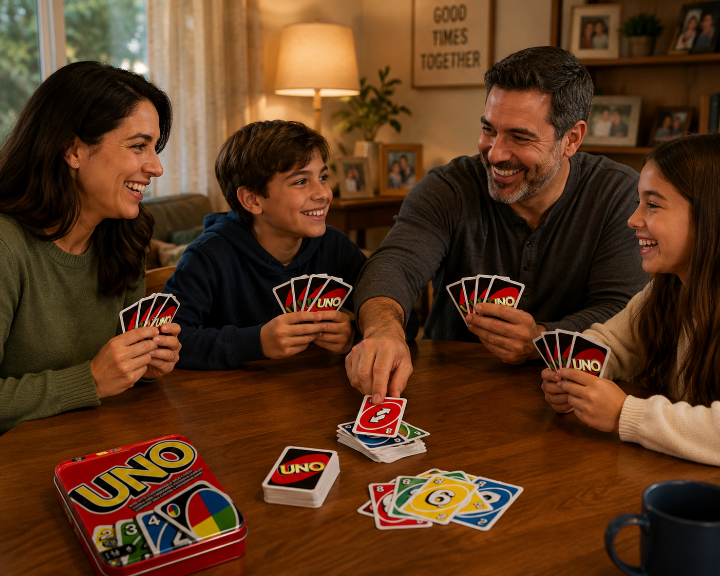 UNO Card Game for Kid - Adult & Family Nights & Parties - Travel & Vacations - Color Blind Accessible & Customizable Deck