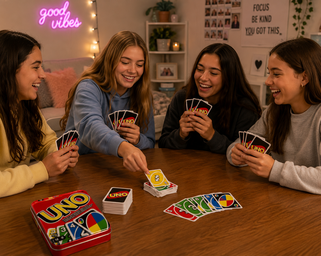 UNO Card Game for Kid - Adult & Family Nights & Parties - Travel & Vacations - Color Blind Accessible & Customizable Deck