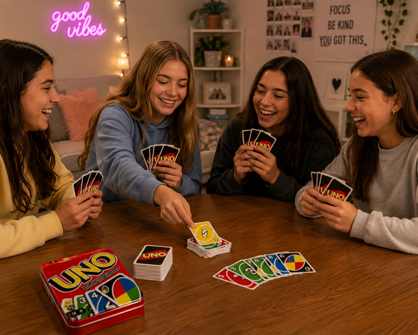UNO Card Game for Kid - Adult & Family Nights & Parties - Travel & Vacations - Color Blind Accessible & Customizable Deck
