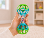 Oball Shaker Rattle Toy - Ages Newborn Plus  - Baby Toys 0-6 Months Infant Toys - 0-3 Months Infant Rattles - Baby Rattle